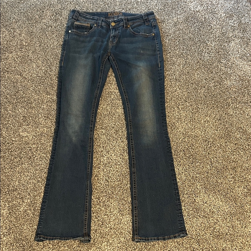 Classic Blue Boot Cut Jeans for Women